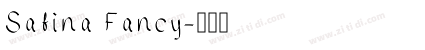 Safina Fancy字体转换